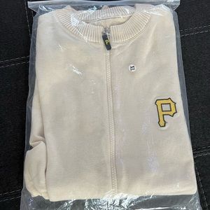 Pittsburgh Pirates full zip sweater new in bag.